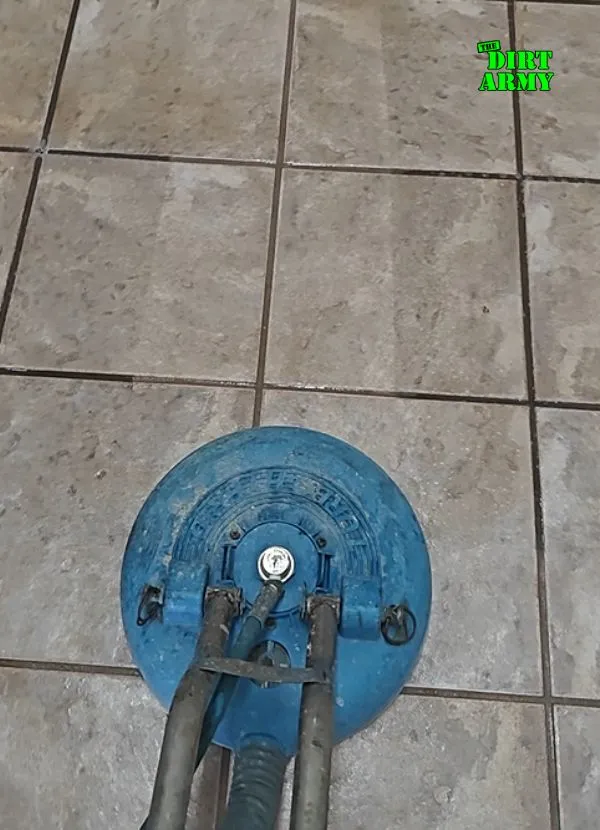 Temecula's Most Trusted Tile & Grout cleaning in temecula real client photo with machine