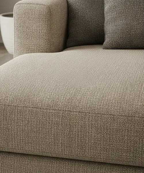 Upholstery Cleaning in Corona 9 Close-up texture of restored woven fibers showing high-quality upholstery cleaning in Corona